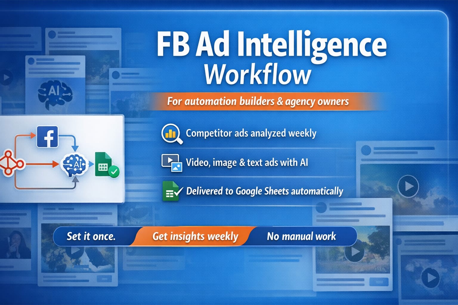 Facebook ad library analyzer with AI summaries